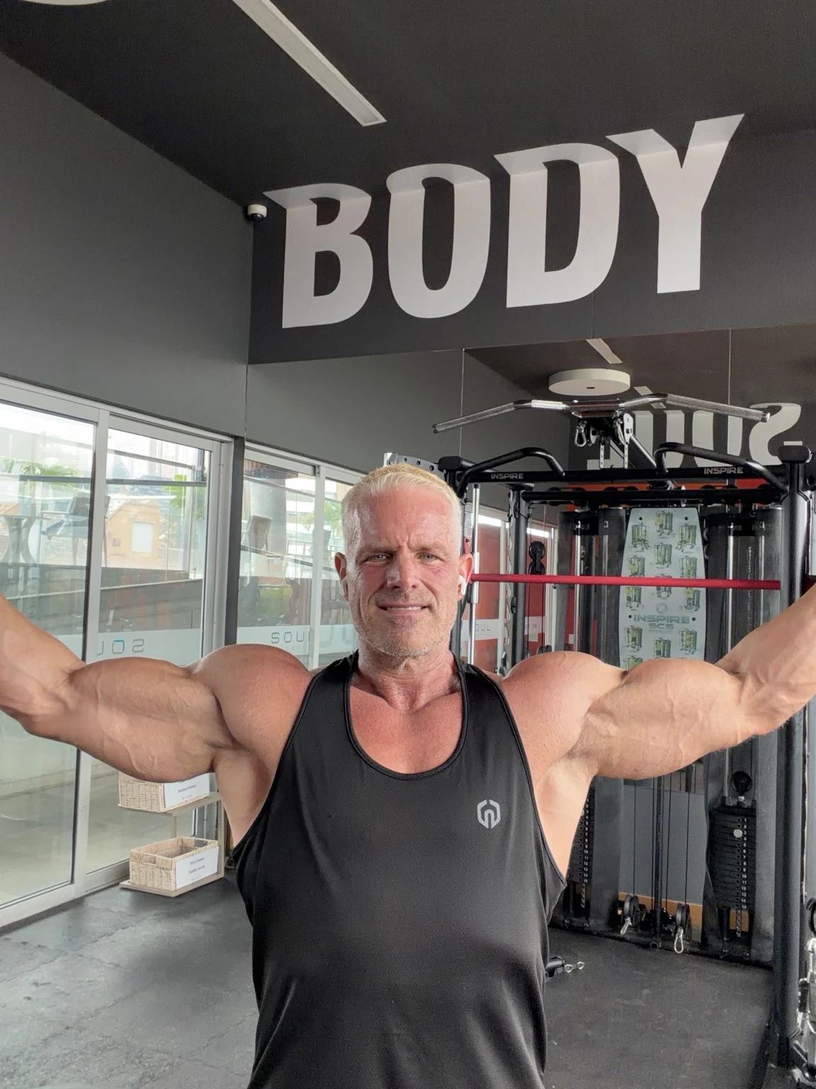 Markus in the gym