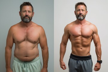 John before and after transformation