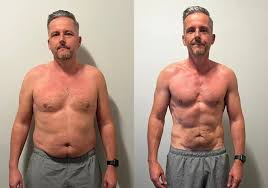 Mike before and after transformation